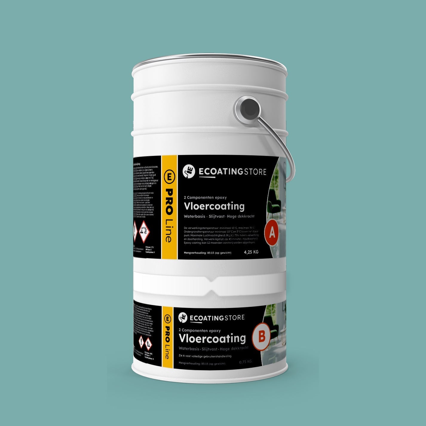 Vloercoating - RAL 6034