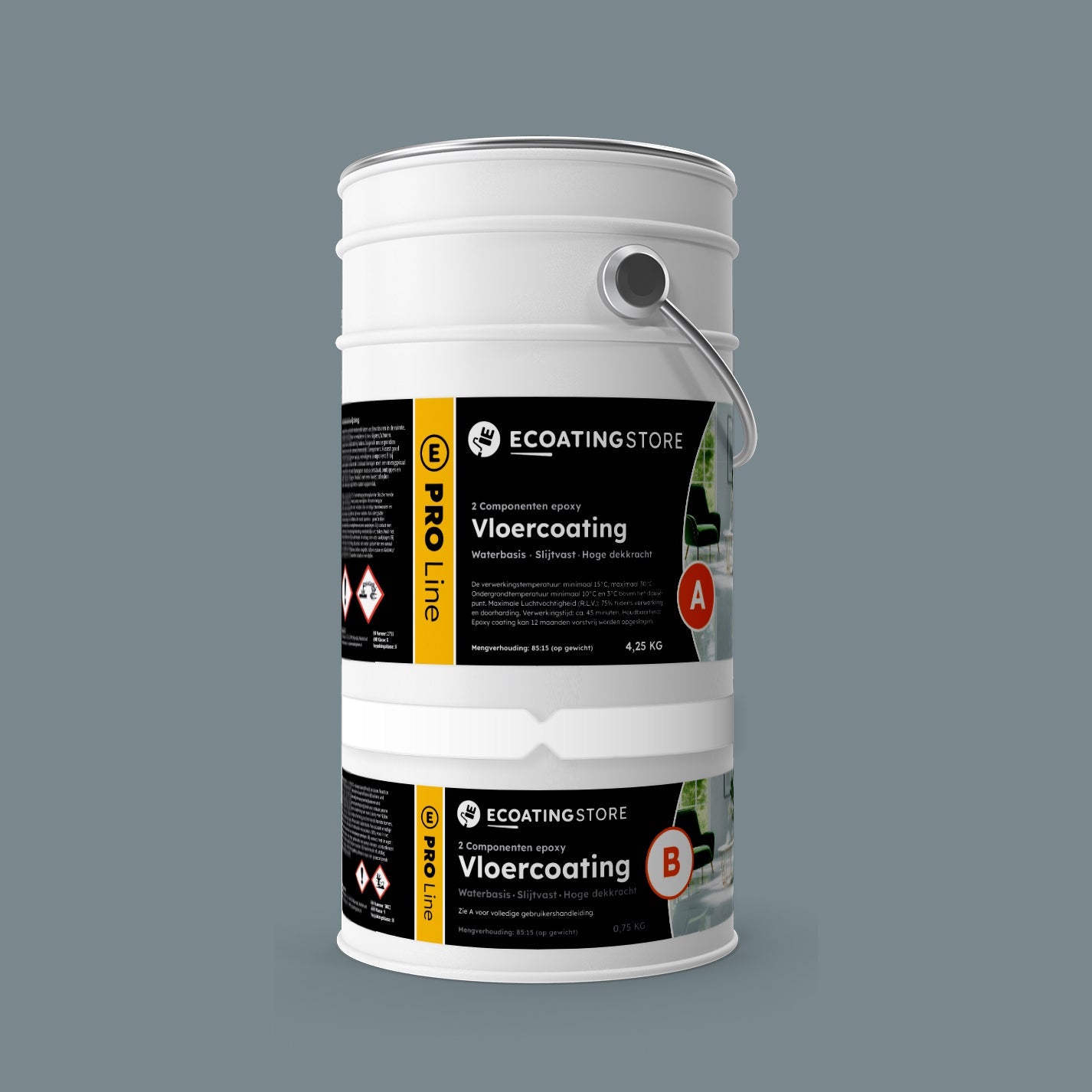 Garage vloercoating - RAL 7000
