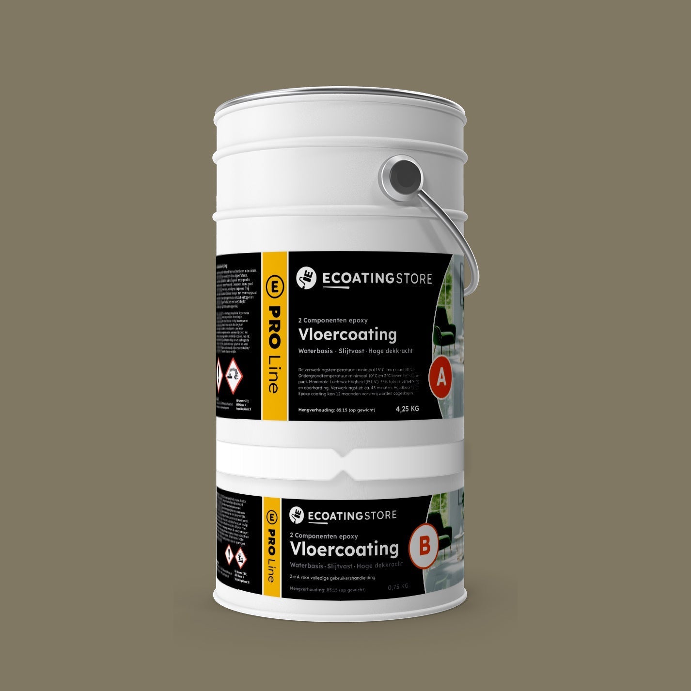 Vloercoating - RAL 7002