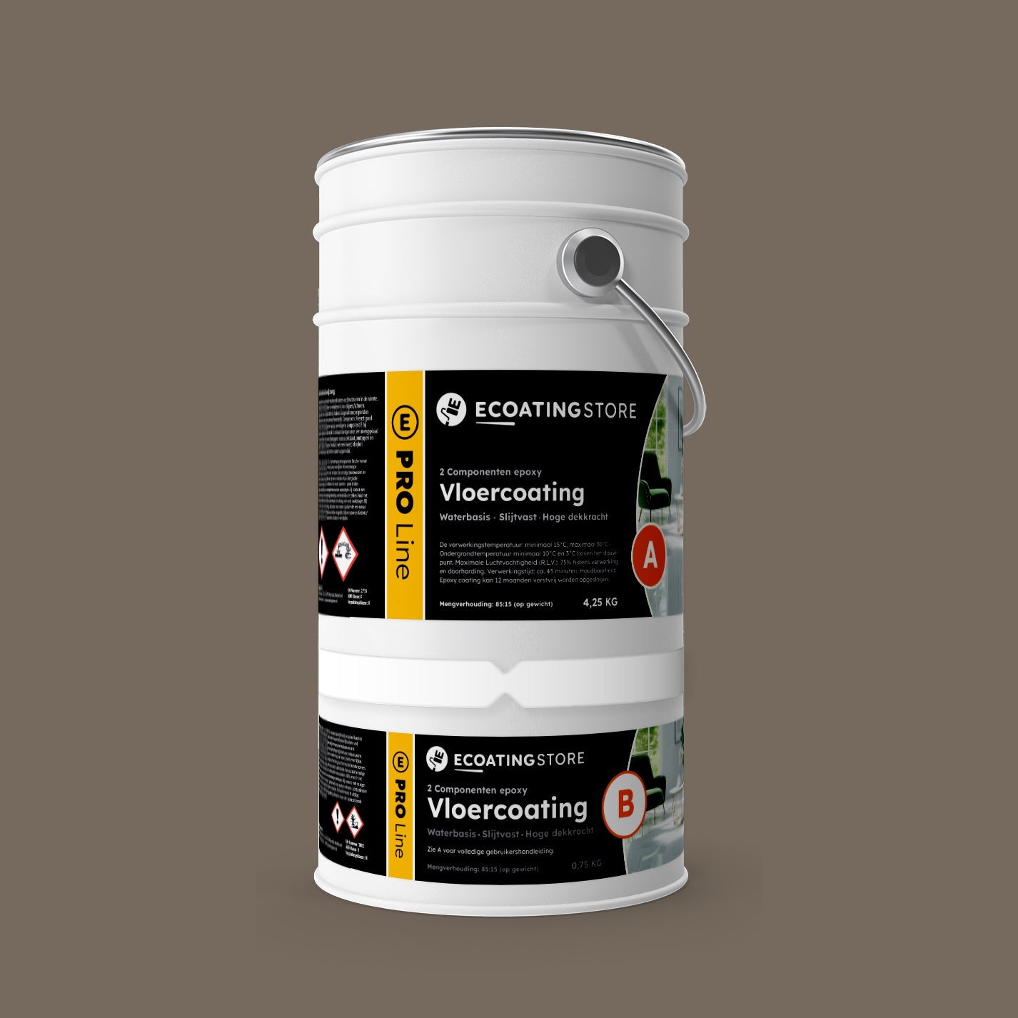 Garage vloercoating - RAL 7006