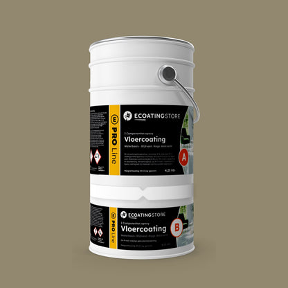 Garage vloercoating - RAL 7034