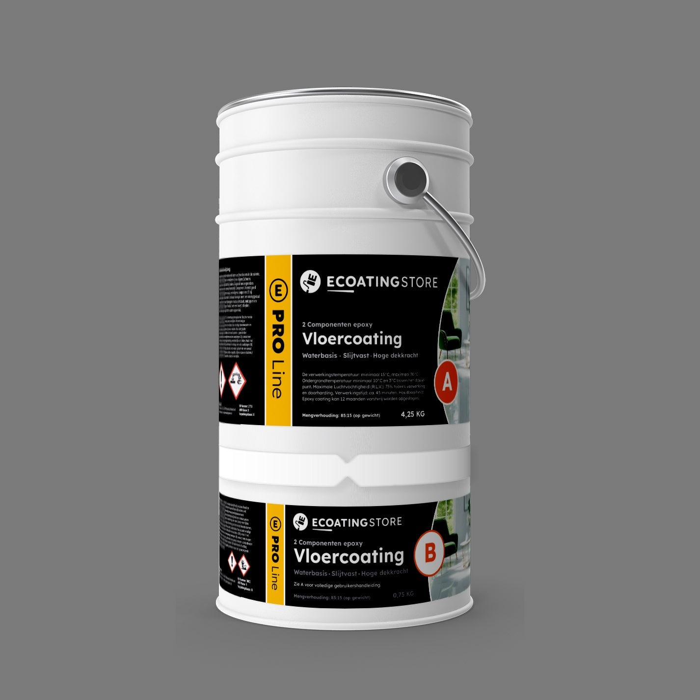 Garage vloercoating - RAL 7037