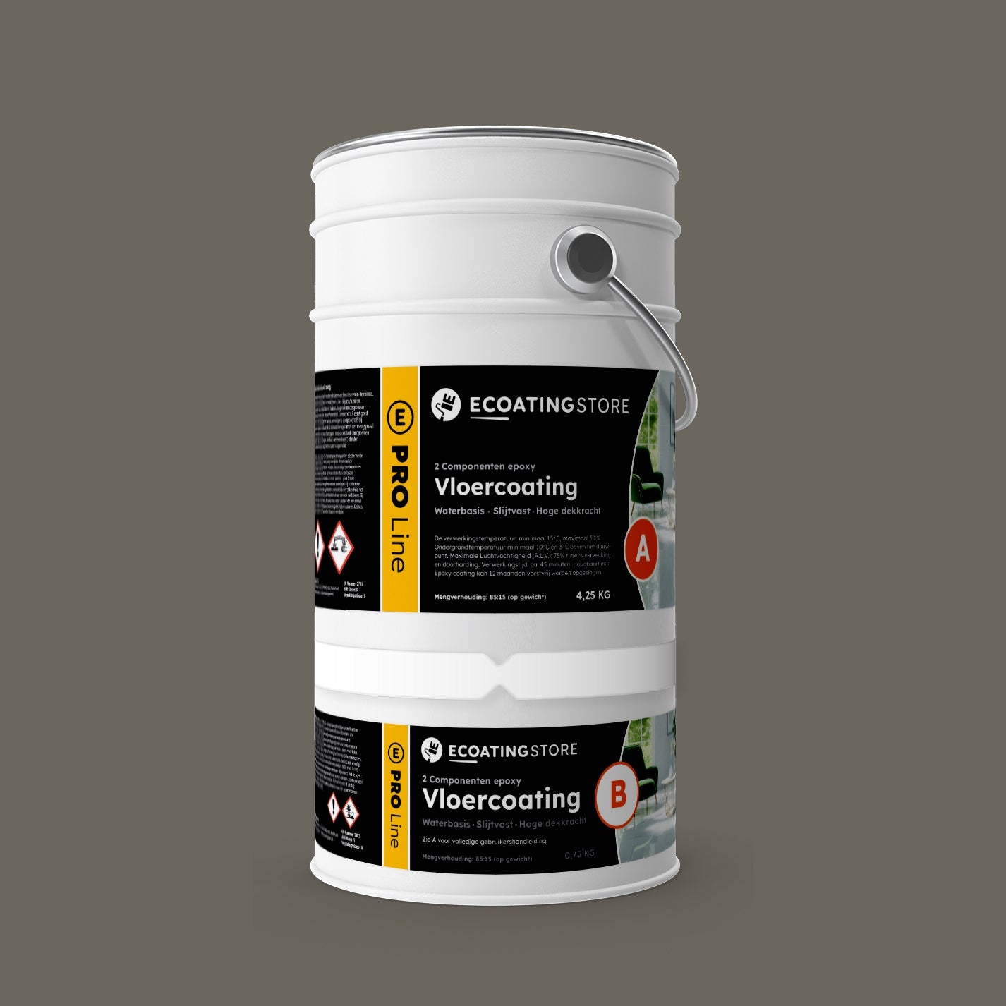 Garage vloercoating - RAL 7039