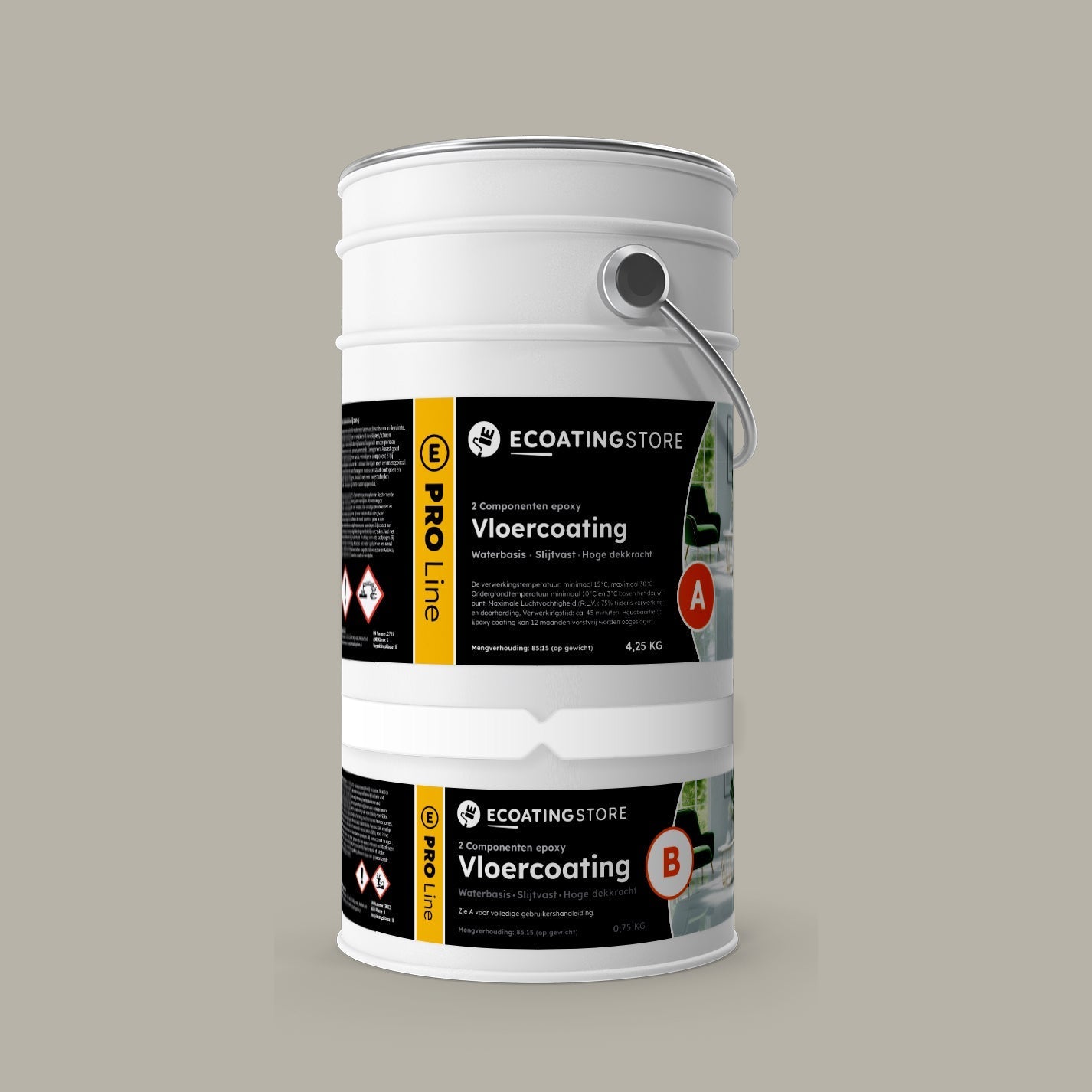 Vloercoating - RAL 7044