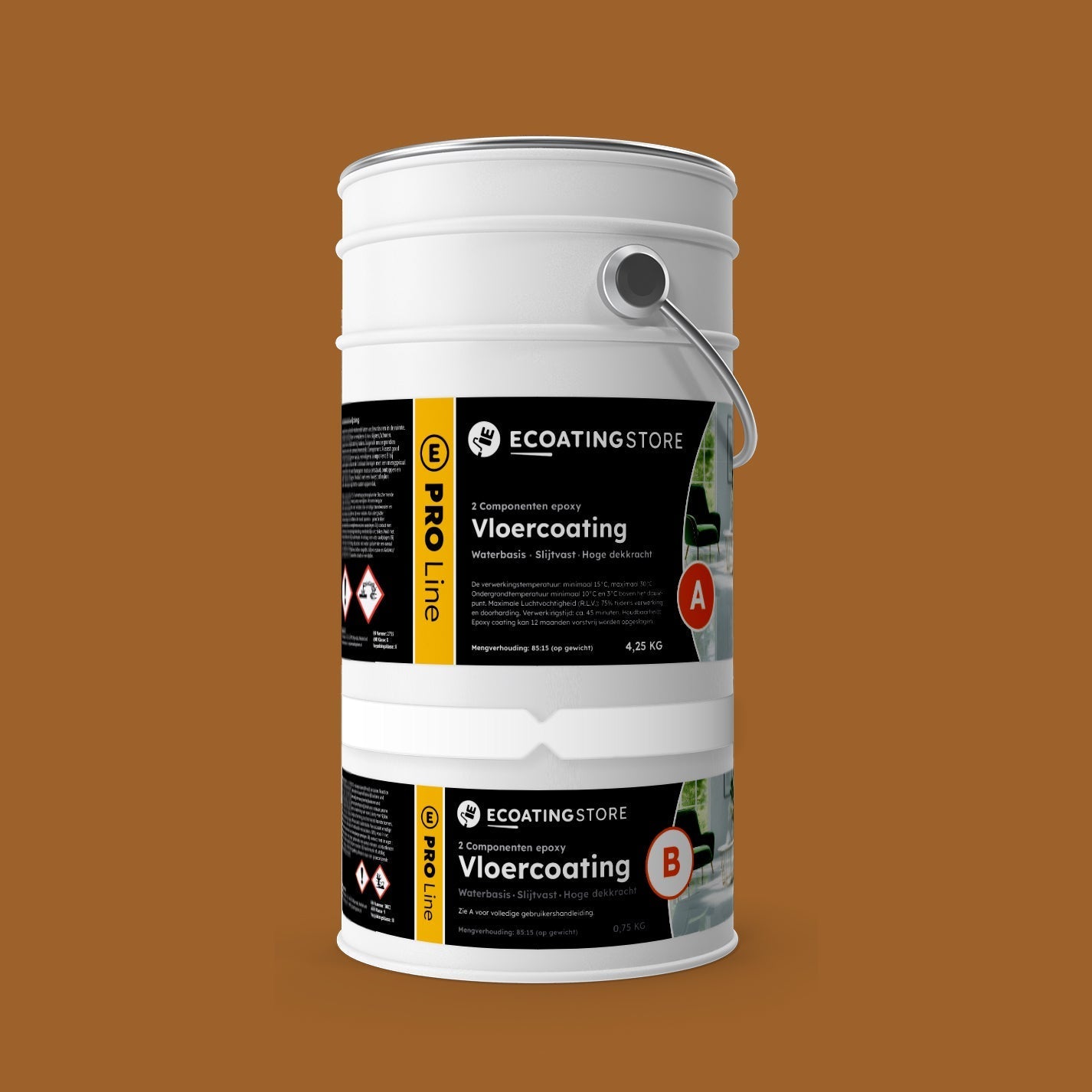 Vloercoating - RAL 8001