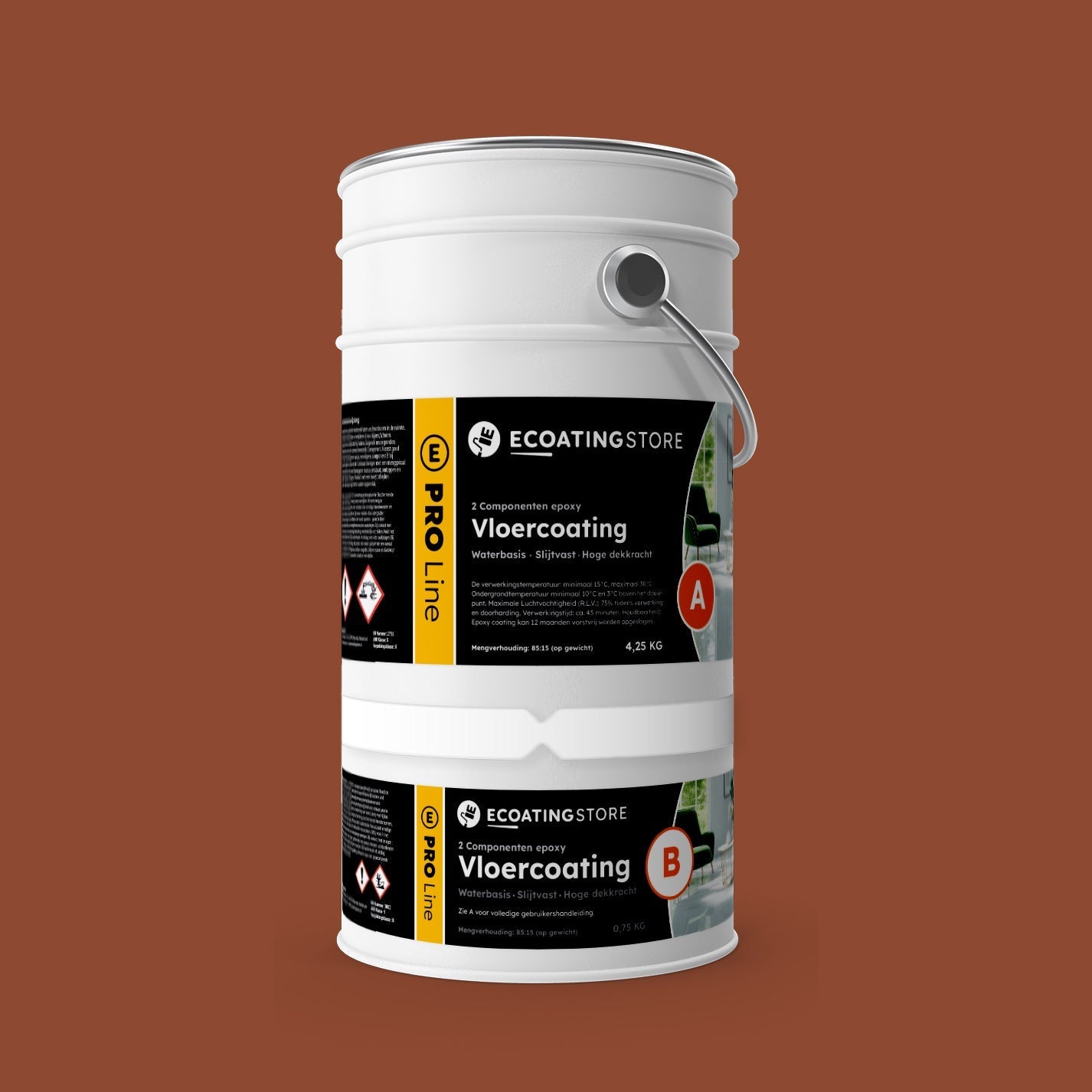 Vloercoating - RAL 8004