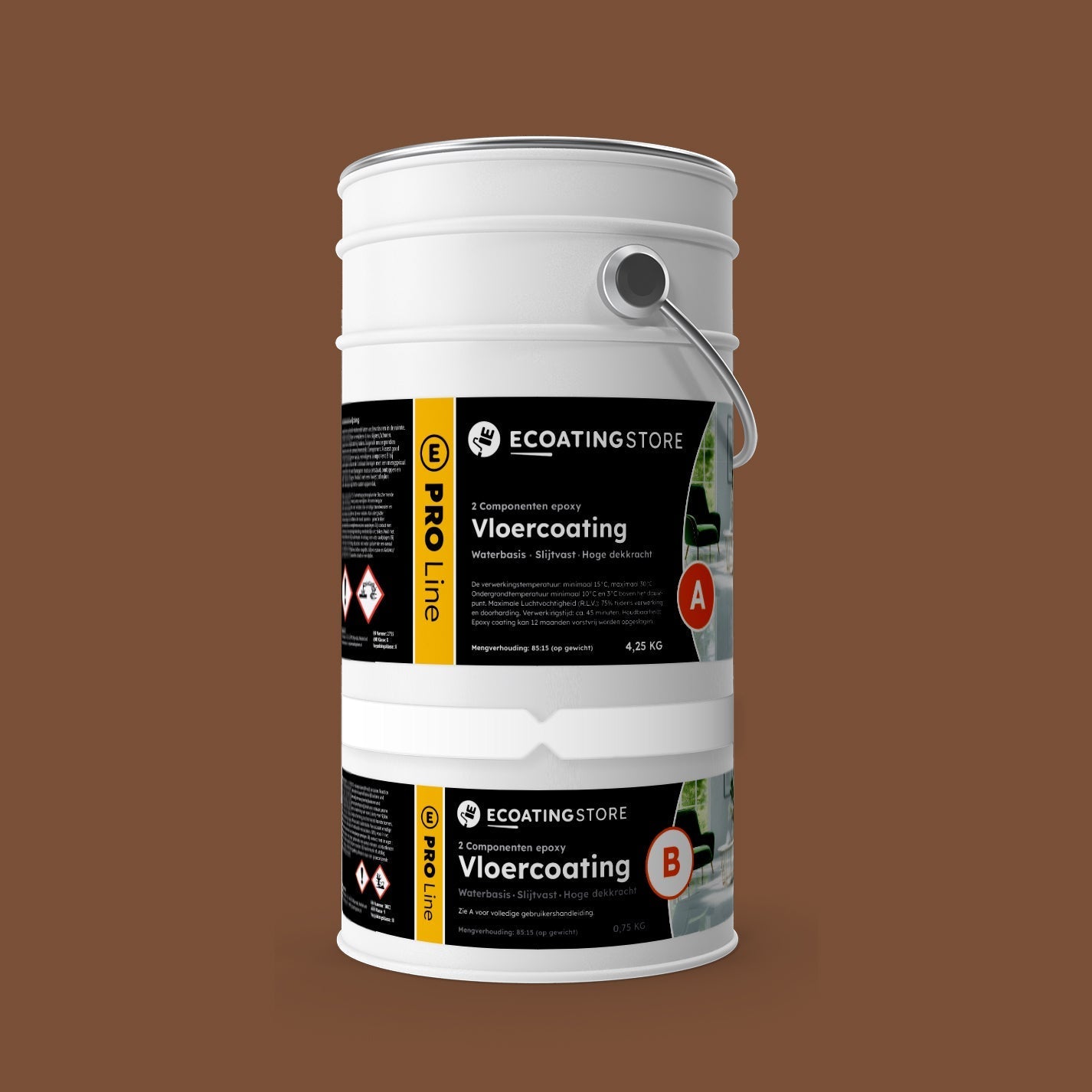 Garage vloercoating - RAL 8024