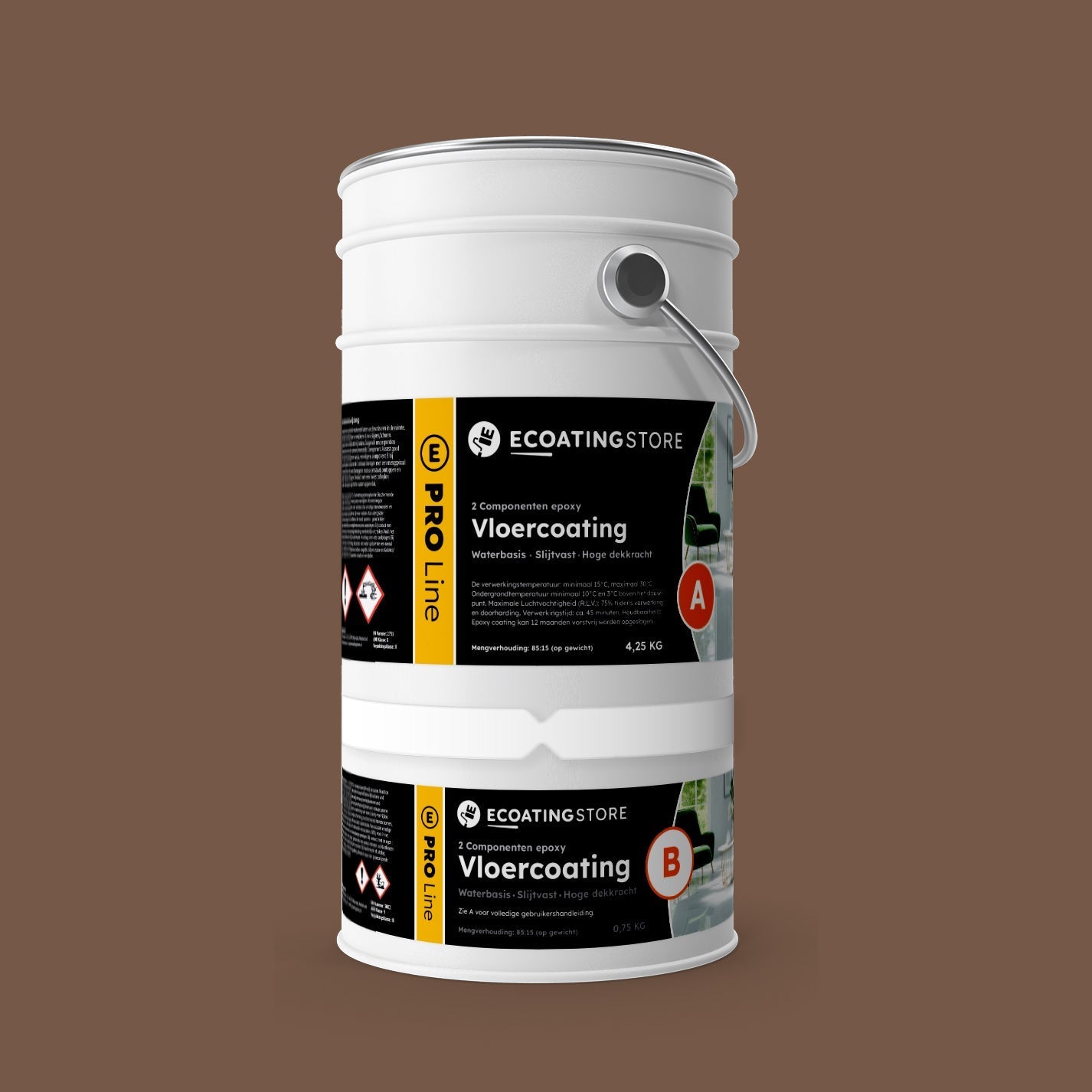 Vloercoating - RAL 8025