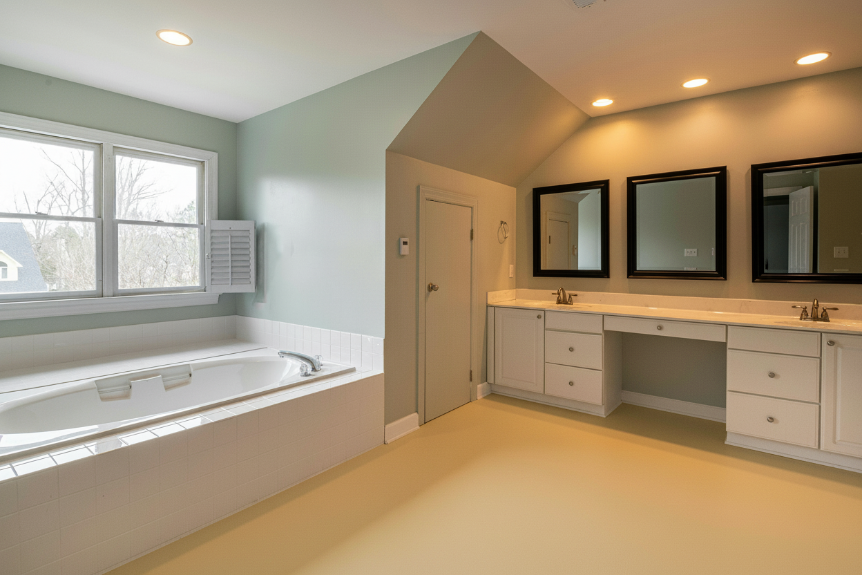 Garage vloercoating - RAL 1002