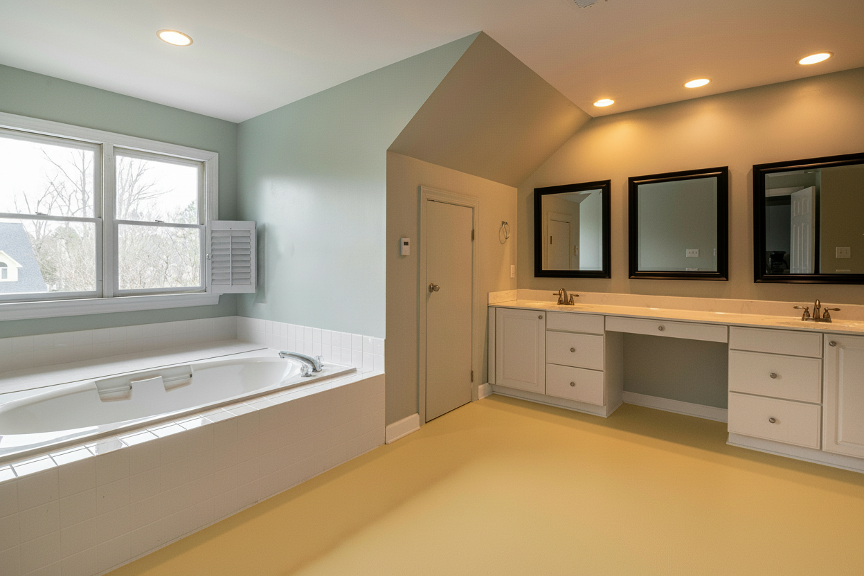 Garage vloercoating - RAL 1023