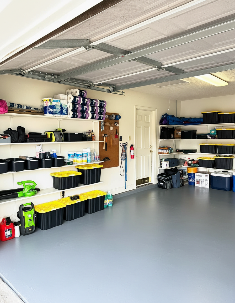 Garage vloercoating - RAL 7035