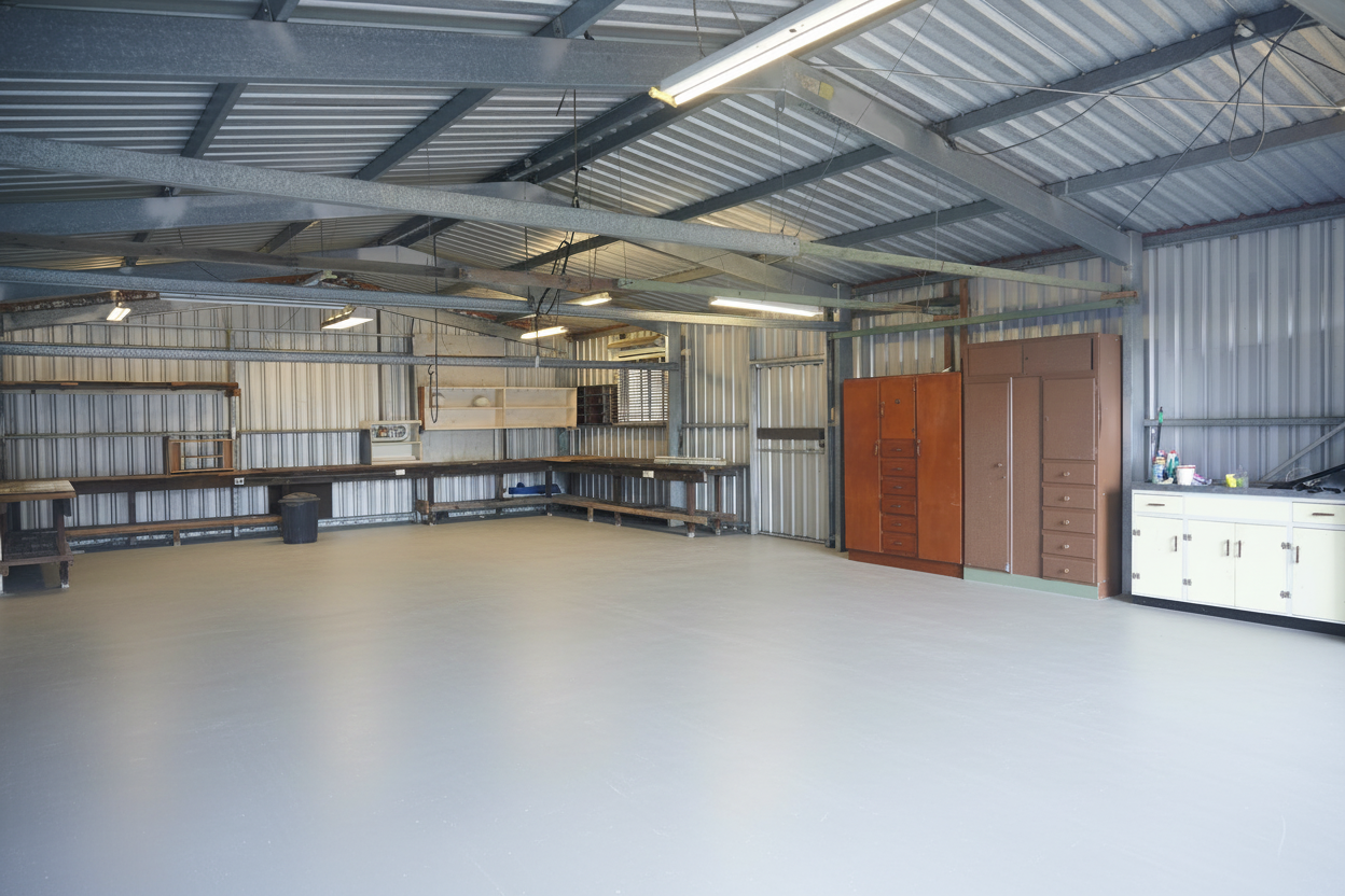Garage vloercoating - RAL 7040