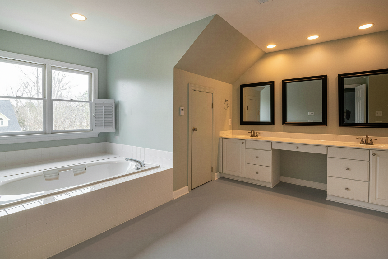 Garage vloercoating - RAL 7046