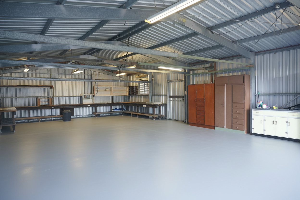 Garage vloercoating - RAL 7046
