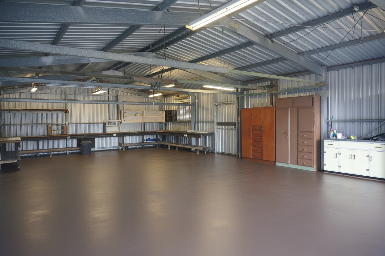Garage vloercoating - RAL 8019