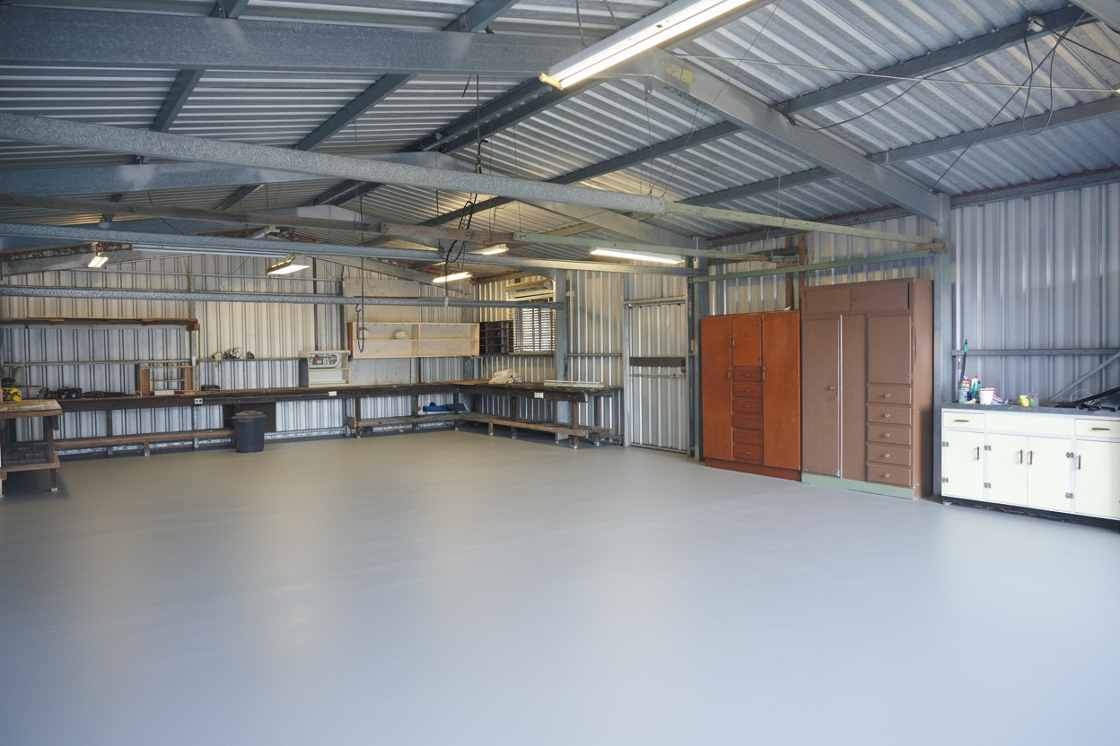 Garage vloercoating - RAL 7032